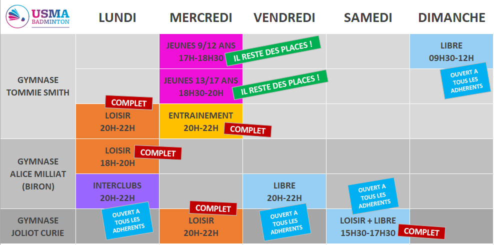 Tableau créneaux 2023-24 V7